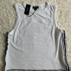 NWT Twenty Montreal Sz L White Mesh Top